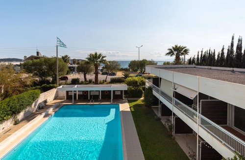 Voula Apartment | 1-Bedroom Condo with Sea View & Pool