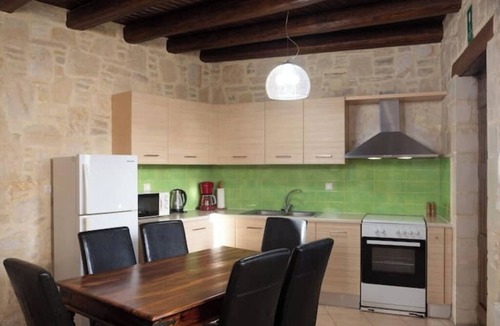 Apokoronas Villa | 3-Min Drive to Kalyves Beach, Stone Home with Private Pool in Armenoi Center
