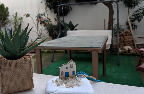 Piraeus Apartment | 73sq Apt near Athens and Piraeus port with backyard