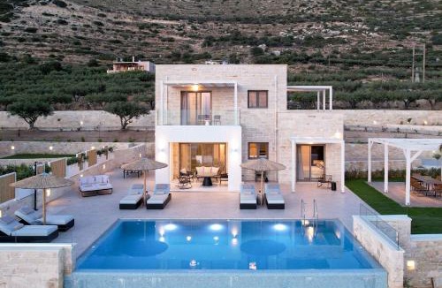 Falassarna Villa | Actea Seaview Villas - "Free" heated pool & 800m sea