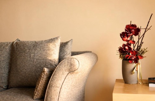 Lefkandi Apartment | Alia Beachfront Penthouse with Sea View