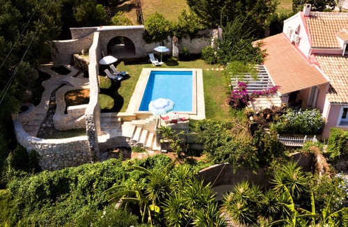 Agios Markos Cottage | An old olive press villa with breathtaking panoramic views