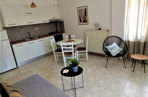 Moudros Apartment | Anastasia's Garden-Blue Apartment