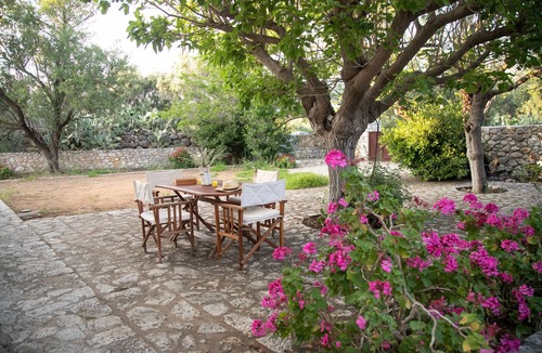 Charouda House | Anna's Garden,Stone house for 10,Charouda,Mani