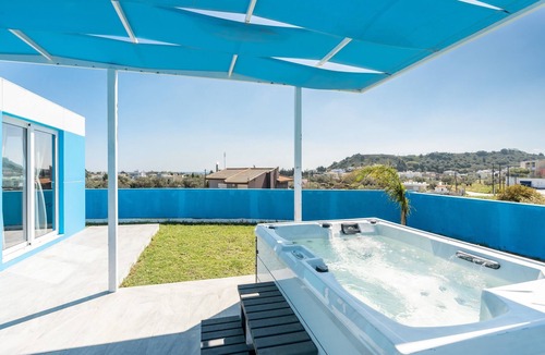 Afandou Apartment | Apartment 'Gr House Eleftheria' with Sea View, Wi-Fi and Air Conditioning