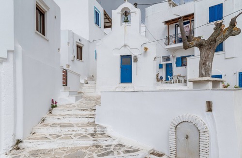 Naxos Apartment | Apartment 'Marble House' with Mountain View, Wi-Fi and Air Conditioning
