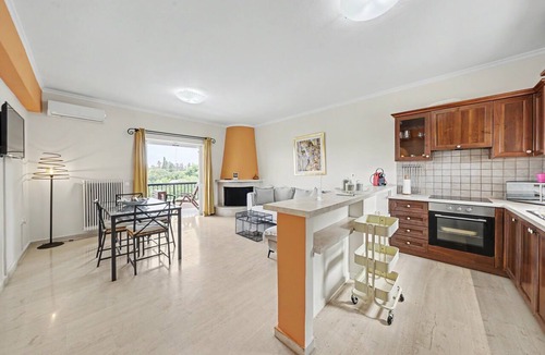 Corfu Town Apartment | Apartment 'Two-Bedroom 1' with Sea View, Wi-Fi and Air Conditioning