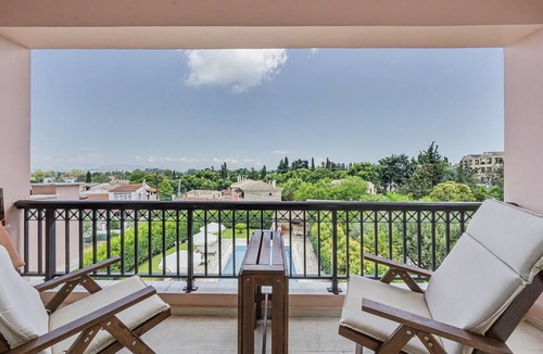 Potamos Apartment | Apartment 'Two-Bedroom 2' with Sea View, Wi-Fi and Air Conditioning