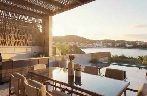 Agia Pelagia Villa | Azure Peak Villa, with Pool, Gym & PlayTent