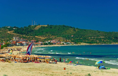 Sarti Condo | Beachside Double Room at House Blerina in Sarti