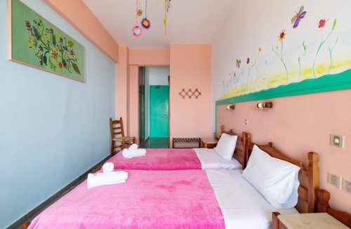 Agia Galini Bed & Breakfast | Bed and Breakfast 'Double Room No 202 Sea View' with Sea View, Wi-Fi and Air Conditioning