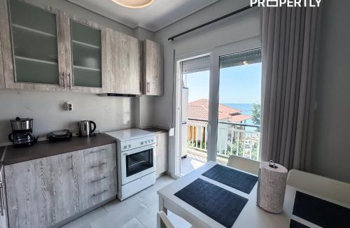 Kallikratia Apartment | Blue Seaview Apartment #PROPERTLY