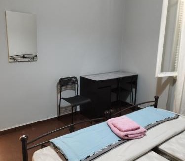 Agios Panteleimonas House | comfortable room and shared kitchen and bathroom
