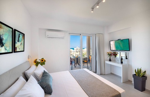 Rethymno Apartment | Creta Sun, Studio 111 City & Pool view