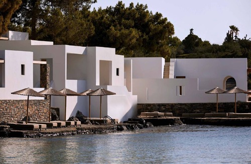Agios Nikolaos Town Villa | Dazzling Crete Hotel | Deluxe Bungalow | Modern Furnishing | Stunning Sea Views