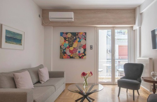 Pangrati Condo | Delightful Stylish Two Bedroom Condo, Hip Area of Central Athens