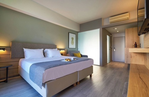 Maleme Hotel | Deluxe Comfort for Three at Bella Pais – Steps from Maleme Beach