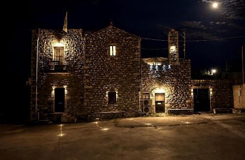 Omales House | Diaks Tower Sunset Sea View Mani