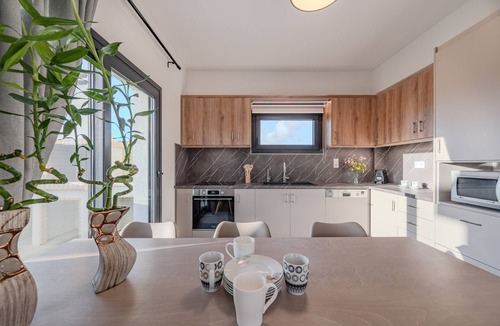 Geropotamos Villa | Dina Villa,Modern Luxury Retreat near Panormo Beach