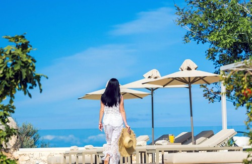 Filaki House | Dream Vacation Home with Ocean View, Private Pool, and Garden in Kournas