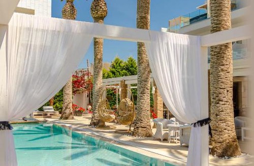 Malia Apartment | Drossia Palms Hotel and Nisos Beach Suites