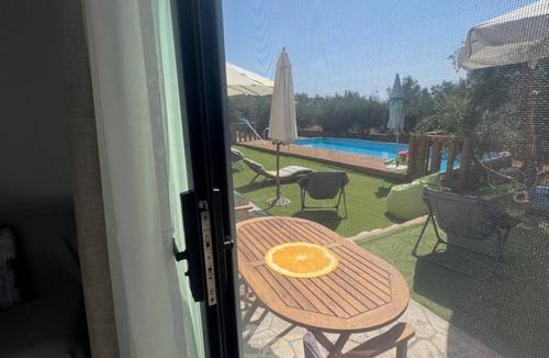 Omales Apartment | Element Of Fire Apartment among Olive Trees in Pyrgos Dirou