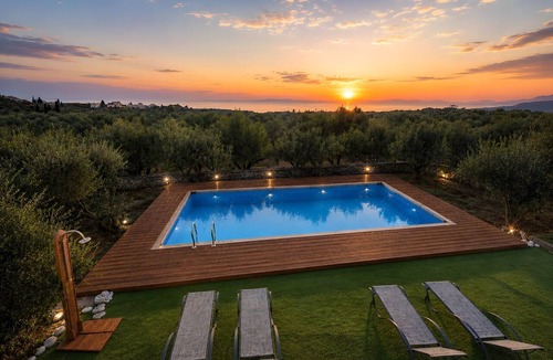 Omales Apartment | Element Of Fire Apartment among Olive Trees in Pyrgos Dirou