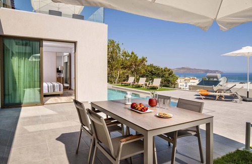 Kato Galatas Villa | Elvoria Villa III - Brand new villa with sea view