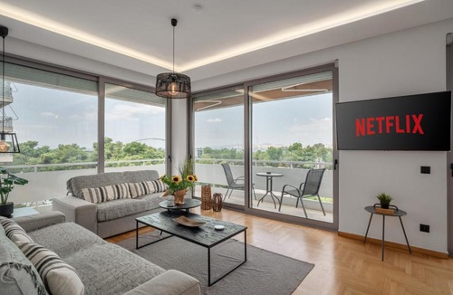 Palaio Faliro Apartment | Faliro Blue - Seafront 3BR Apartment - Palaio Faliro