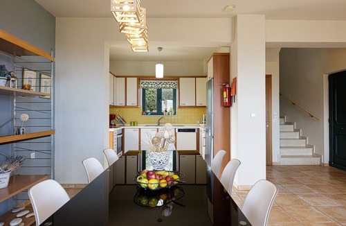 Xiro Chorio Villa | Family Villa with Sea Views & Outdoor Gym