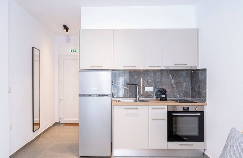 Pangaio Apartment | Green Almond One-Bedroom Apartment with Pool Access