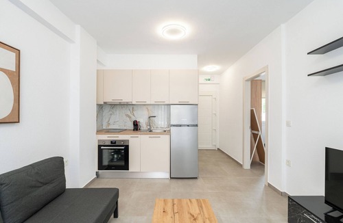 Pangaio Apartment | Green Almond One-Bedroom Apartment with Pool Access