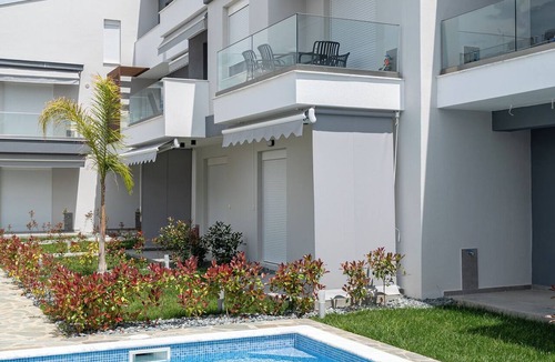 Pangaio Apartment | Green Almond One-Bedroom Apartment with Pool Access