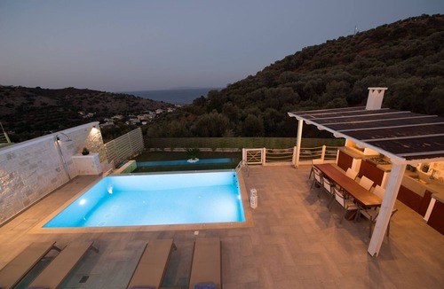 Malevizi Villa | "INDER" sea view Villa with private pool!