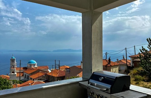 Ampelos House | Infinite Blue Maisonette with Panoramic Terrace