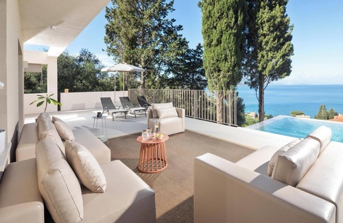 Agia Pelagia Chlomou Villa | Infinity - Four Bedroom Villa, Sleeps 8