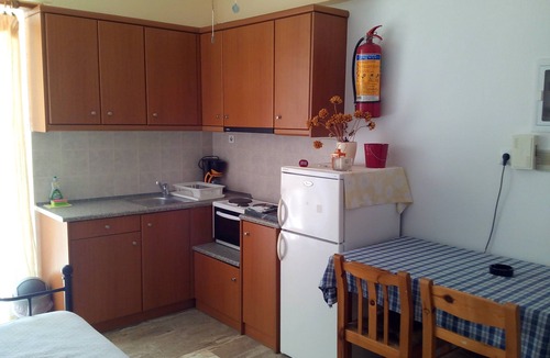 Paralia Vergas Apartment | Katerina Apartments . One-Bedroom Apartment with Mountain View