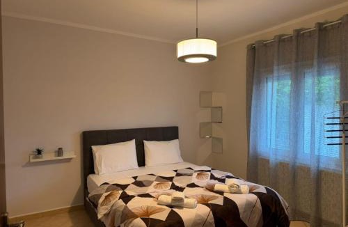 Lagkadas Apartment | Krithia Apartment with Garden Family Apartment