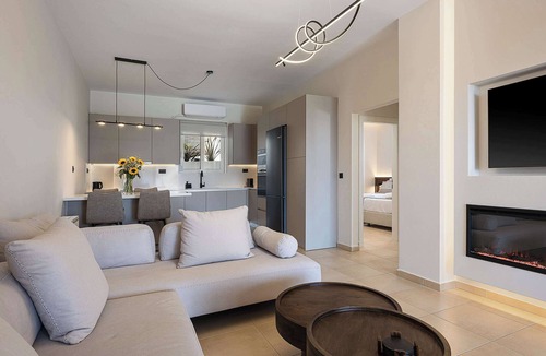 Agia Apartment | Kymélia Ground Suite With Private Pool & SeaView
