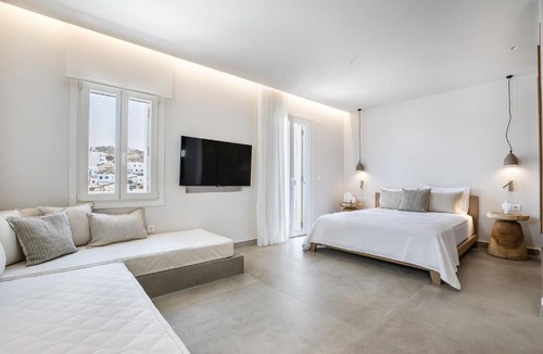 Loutra Apartment | Kythnos Blue - Suite 3 Loutra Bch Balcony Sea View