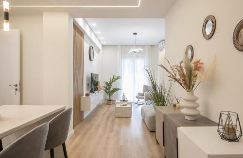 Agios Panteleimonas Apartment | Luxurious, Equipped, Metro-Facing Flat in Athens
