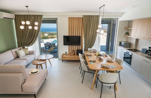 Zerviana Villa | Luxurious Villa Cretan Aura with Private Pool, Jacuzzi and Playroom