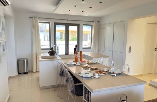 Makry Gialos Apartment | Luxury Loft,Pools, Sea Views,100SQM!