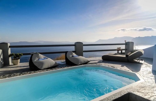 Oia Villa | Luxury Santorini Villa Hidden Gem Villa Private Pool Sea & Caldera View