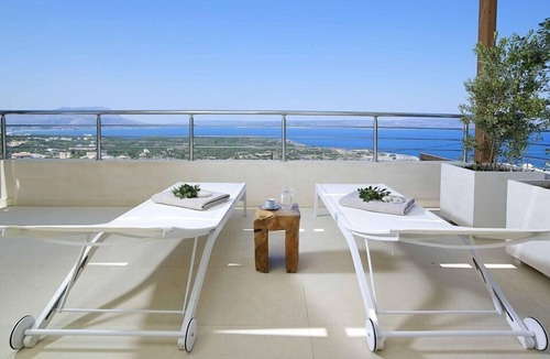 Kokkinon Khorion Villa | Luxury SeaViews Crete Villa | Villa Celestia | 3-bedroom villa | Private Pool | Chania