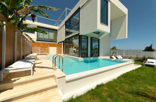 Daratsos Villa | Luxury Villa Glass - 200 Meters From The Beach no6