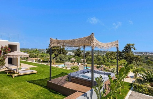Agia Villa | Luxury Villa Olivenest with Private Heated Pool, Hot Tub & Sauna