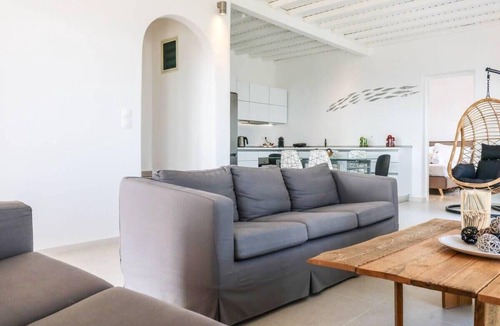 Kalafatis Villa | Luxury White Villa w Private Pool in Mikonos