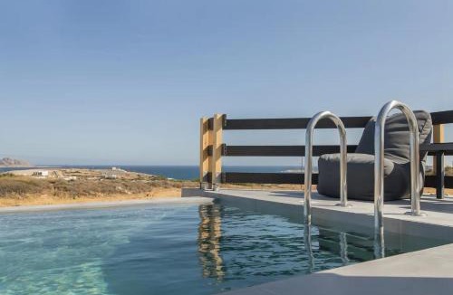 Naousa Villa | Maisonette Sail privete pool and sea view