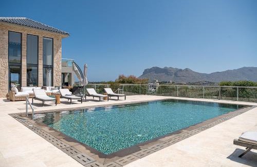Tersanas Villa | Mediterranean villa Seaview privet pool